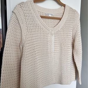 Cream crochet cardigan